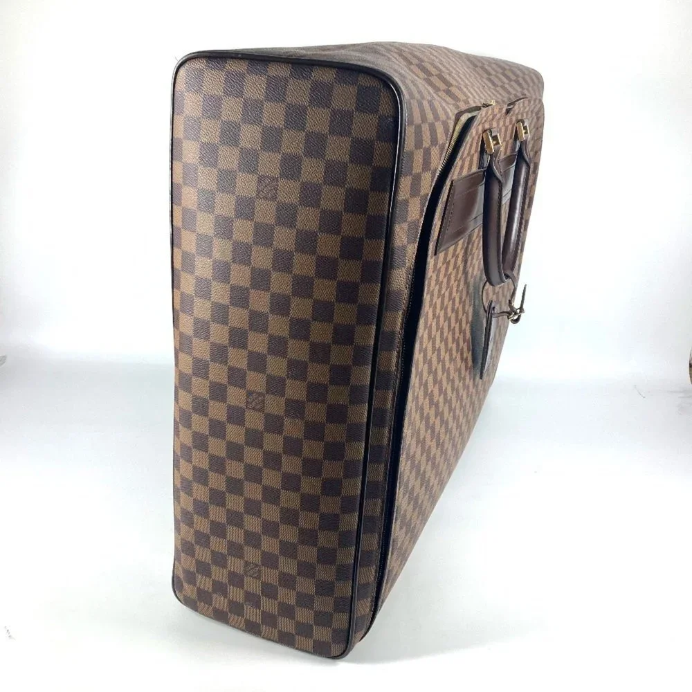 LOUIS VUITTON Brown Damier Canvas Boston Bag - Picture 4 of 16